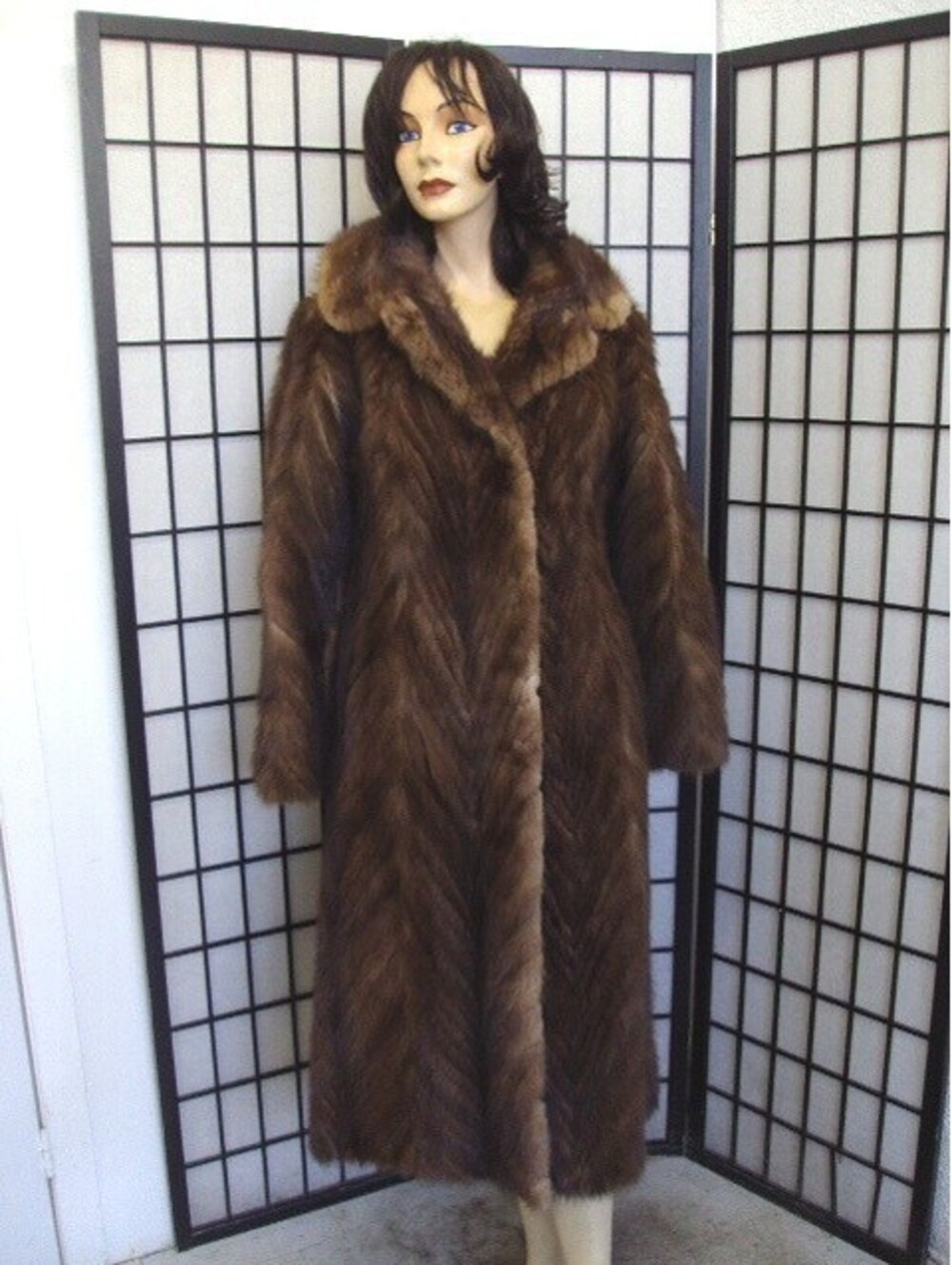 SCRAP ITEM: DEMI BUFF MINK FUR COAT JACKET SIZE N/A